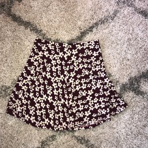 Floral Mini Skirt
